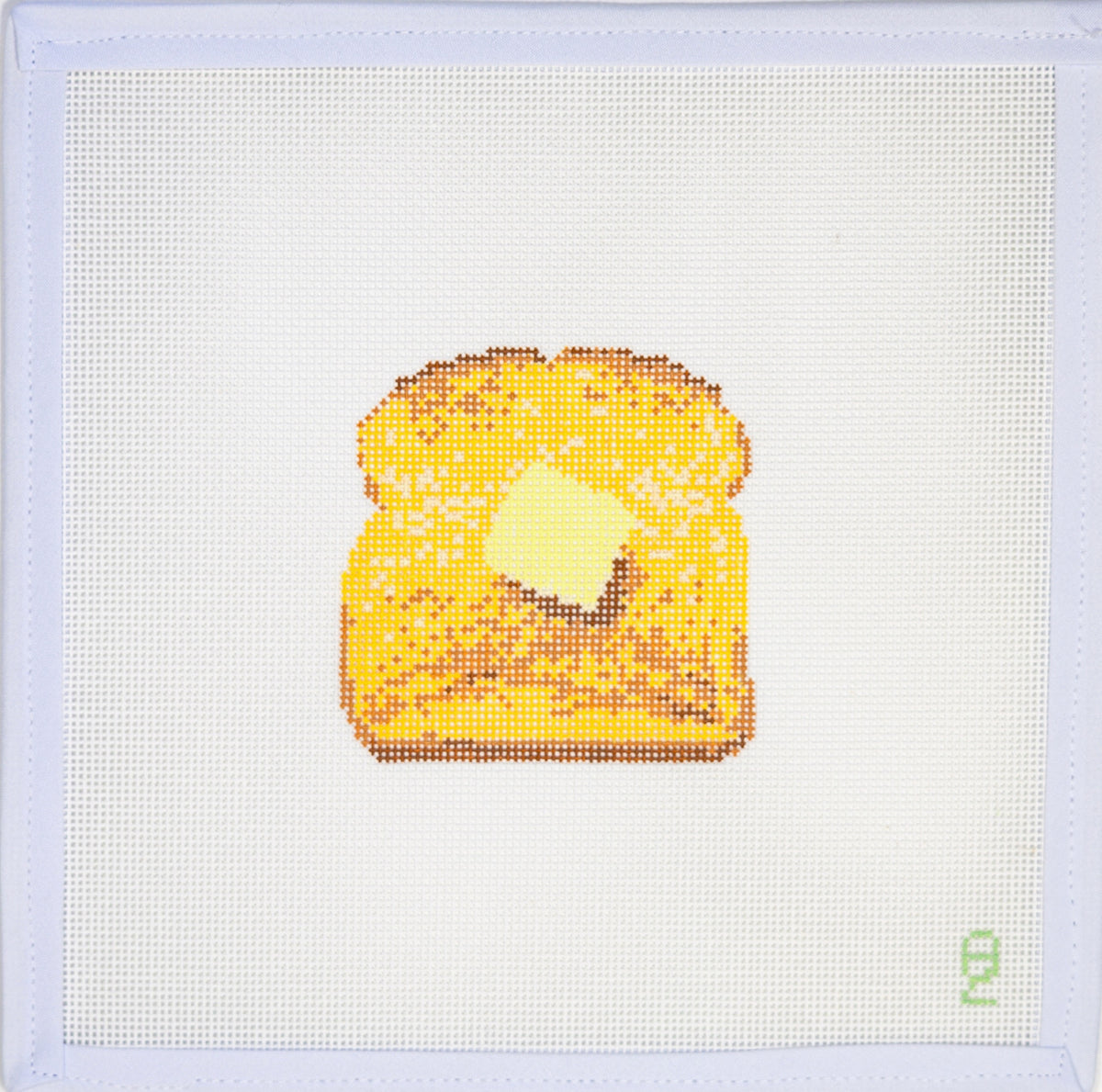 Oz Needle and Thread Buttered Toast Needlepoint Canvas
