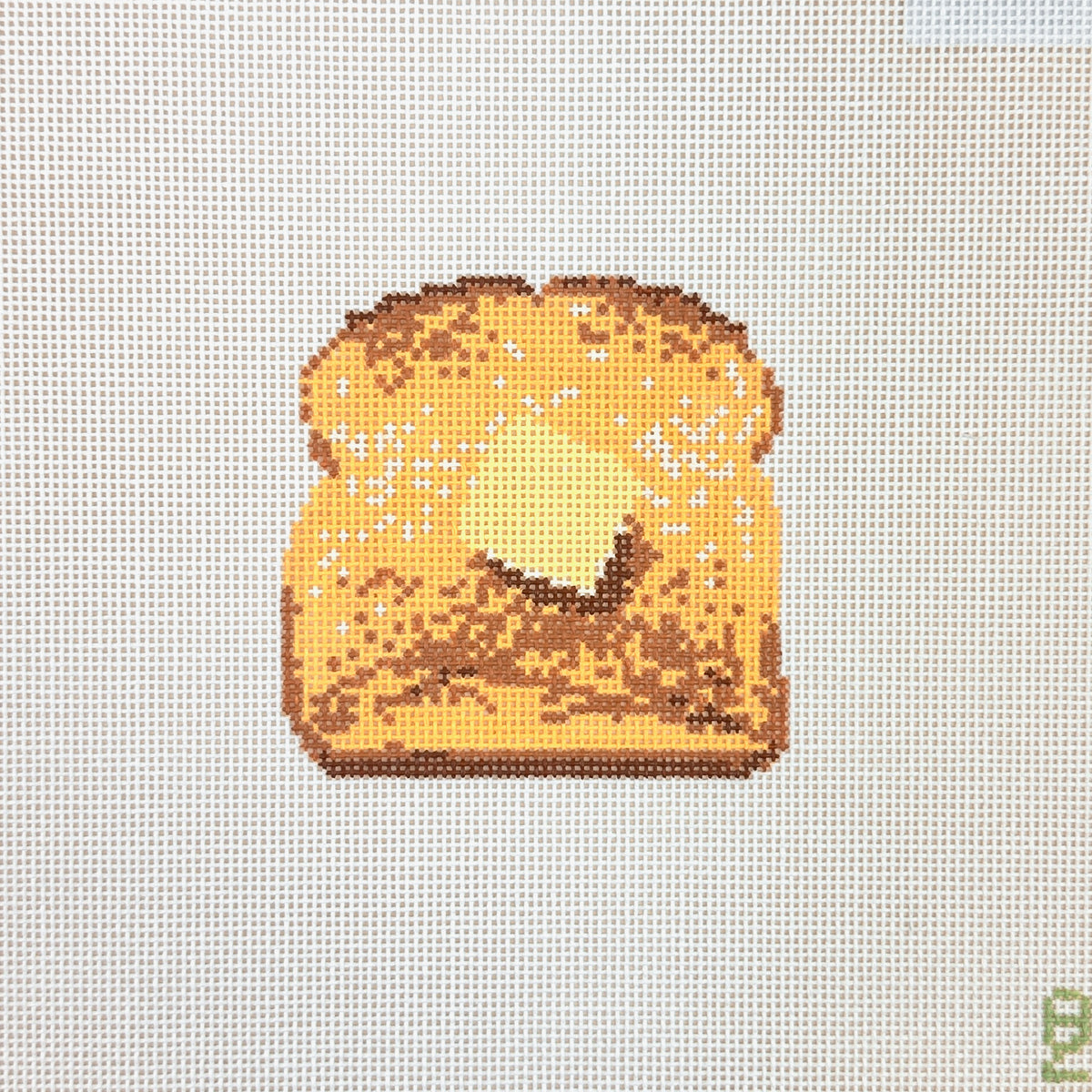 Oz Needle and Thread Buttered Toast Needlepoint Canvas