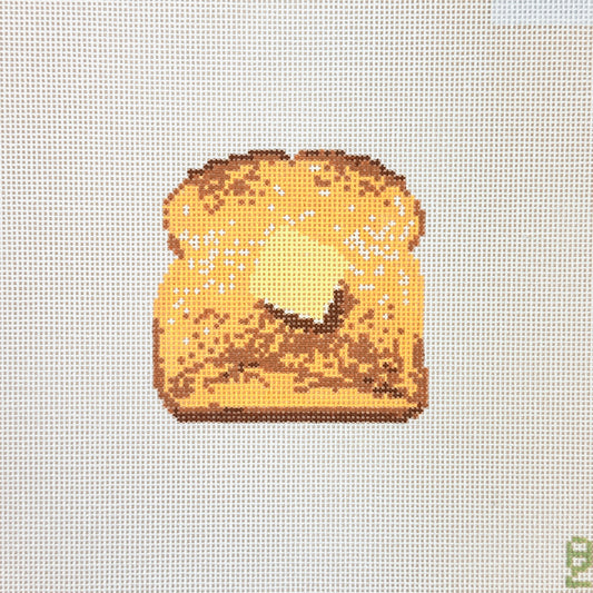 Oz Needle and Thread Buttered Toast Needlepoint Canvas