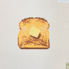 Oz Needle and Thread Buttered Toast Needlepoint Canvas