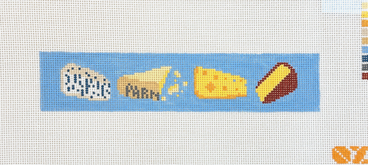 Oz Needle and Thread Cheese Fob Needlepoint Canvas