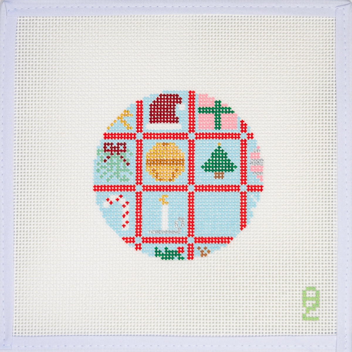 Oz Needle and Thread Christmas Icons Window Needlepoint Canvas