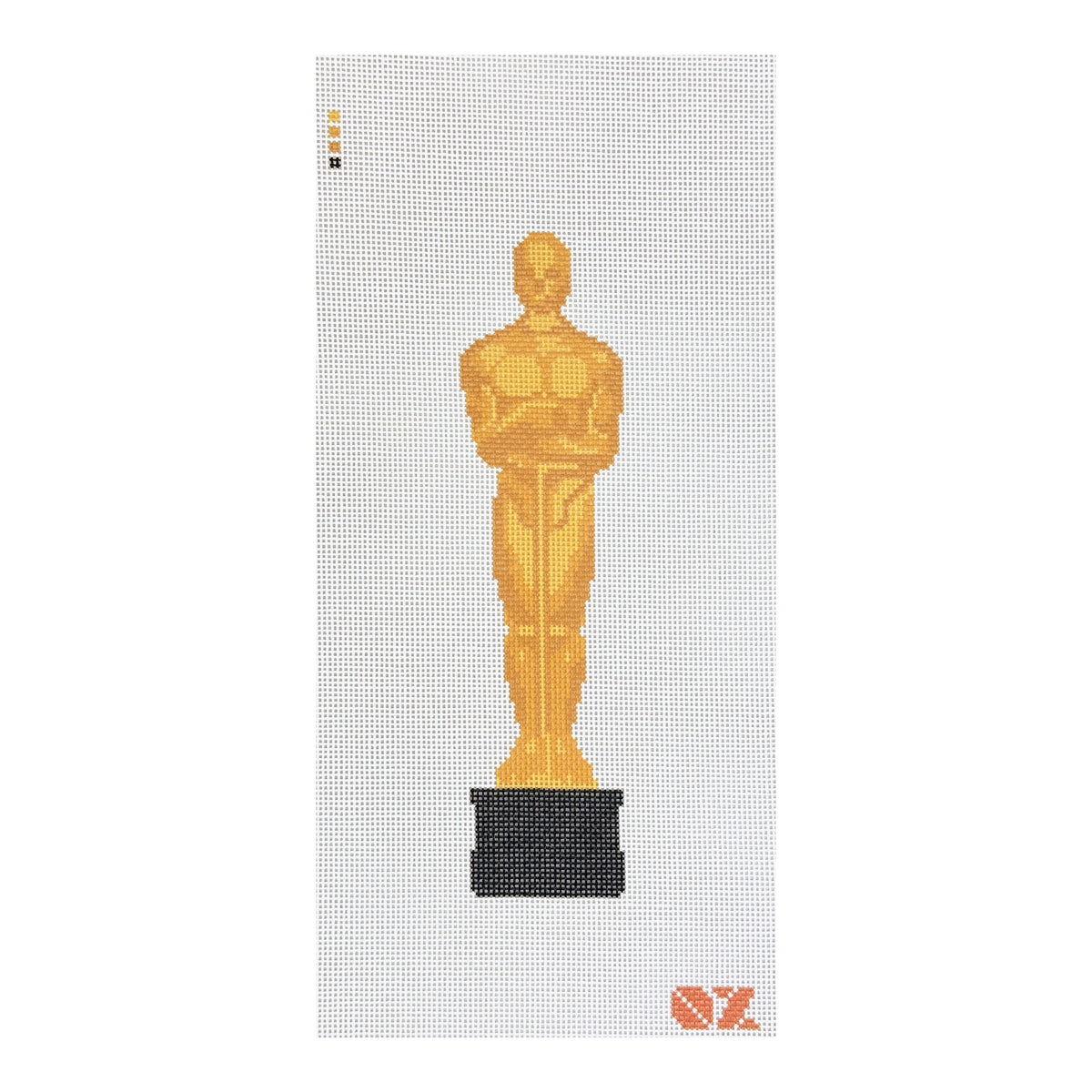 Oz Needle and Thread Oscar Statue Needlepoint Canvas