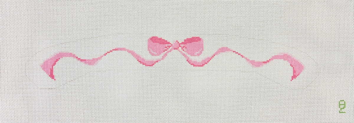 Oz Needle And Thread Pink Bow Hanger Needlepoint Canvas