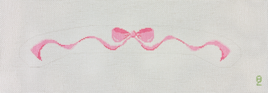 Oz Needle And Thread Pink Bow Hanger Needlepoint Canvas