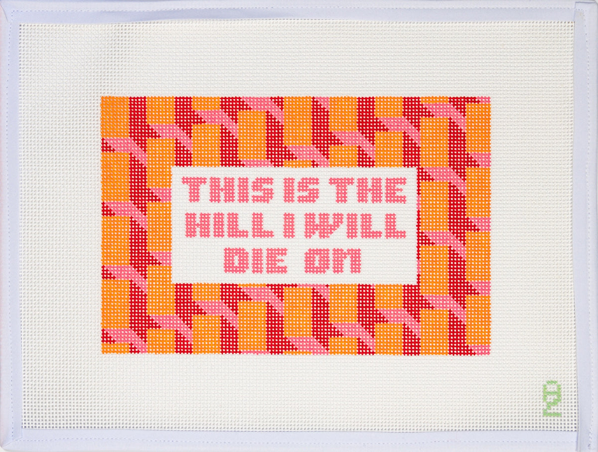 Oz Needle and Thread This Is the Hill Needlepoint Canvas