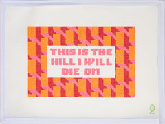 Oz Needle and Thread This Is the Hill Needlepoint Canvas