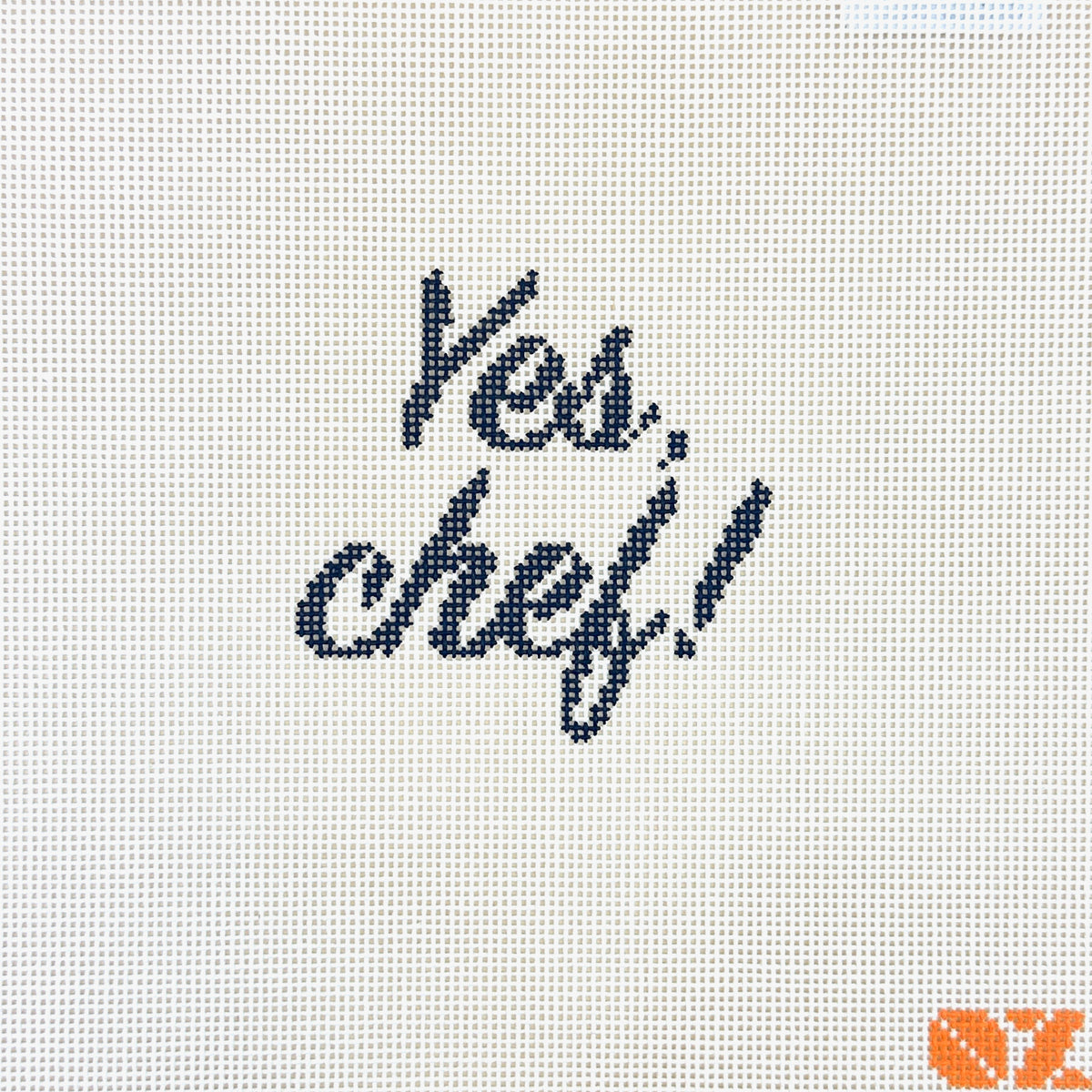 Oz Needle and Thread Yes, Chef! Needlepoint Canvas