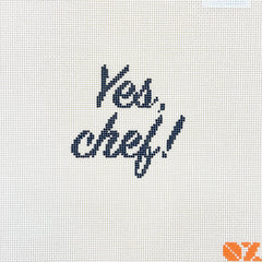 Oz Needle and Thread Yes, Chef! Needlepoint Canvas