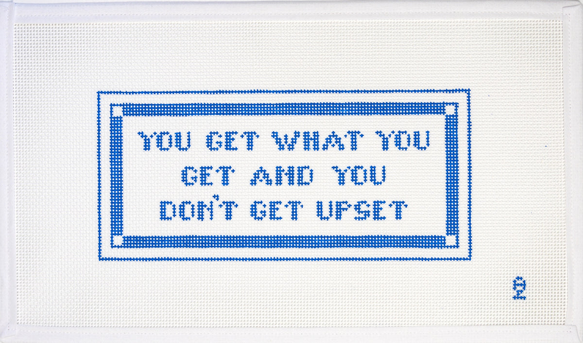 Oz Needle and Thread You Get What You Get Needlepoint Canvas