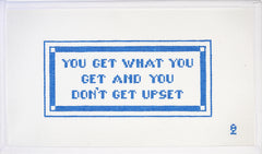 Oz Needle and Thread You Get What You Get Needlepoint Canvas