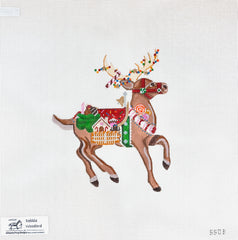 Painted Pony Designs Dasher With Candy Needlepoint Canvas
