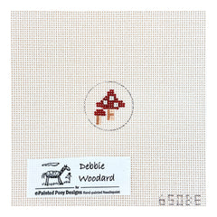 Painted Pony Designs Debbie Woodward Mushrooms Mini Needlepoint Canvas