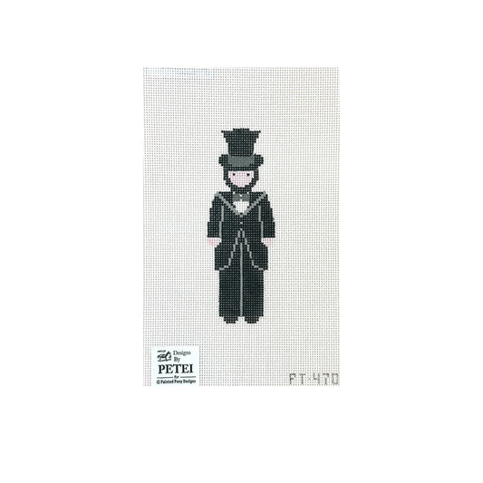 Painted Pony Designs Designs by Petei Abe Lincoln Needlepoint Canvas