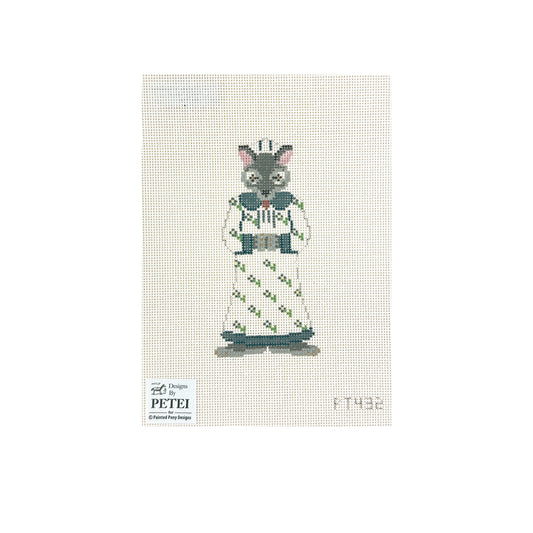 Painted Pony Designs Designs by Petei Big Bad Wolf Needlepoint Canvas