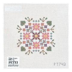 Painted Pony Designs Petei Bridal Bouquet Needlepoint Canvas