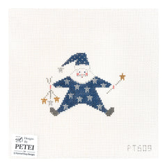 Painted Pony Designs Petei Celestial Santa Needlepoint Canvas