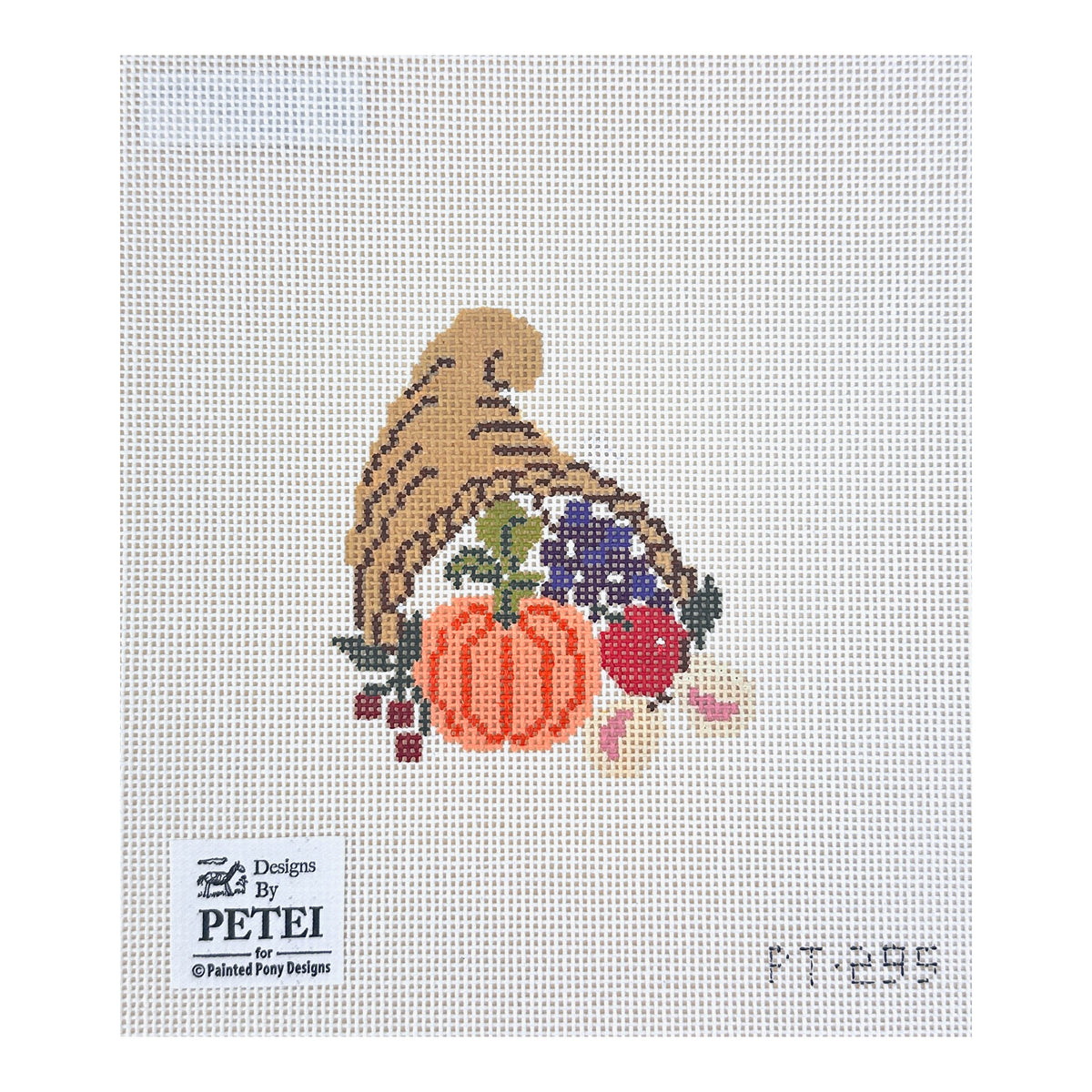 Painted Pony Designs Designs by Petei Cornucopia Needlepoint Canvas