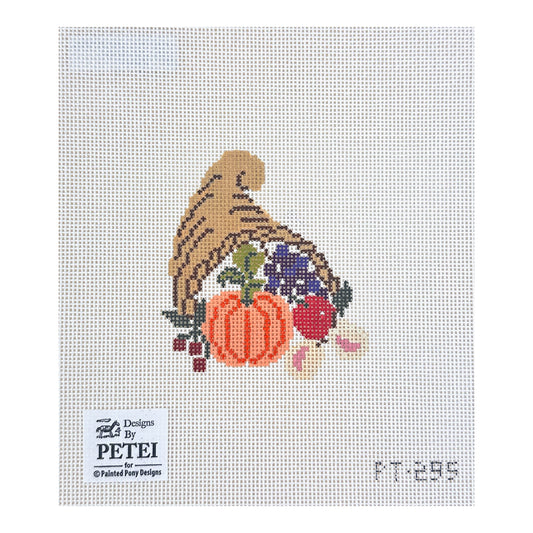 Painted Pony Designs Designs by Petei Cornucopia Needlepoint Canvas