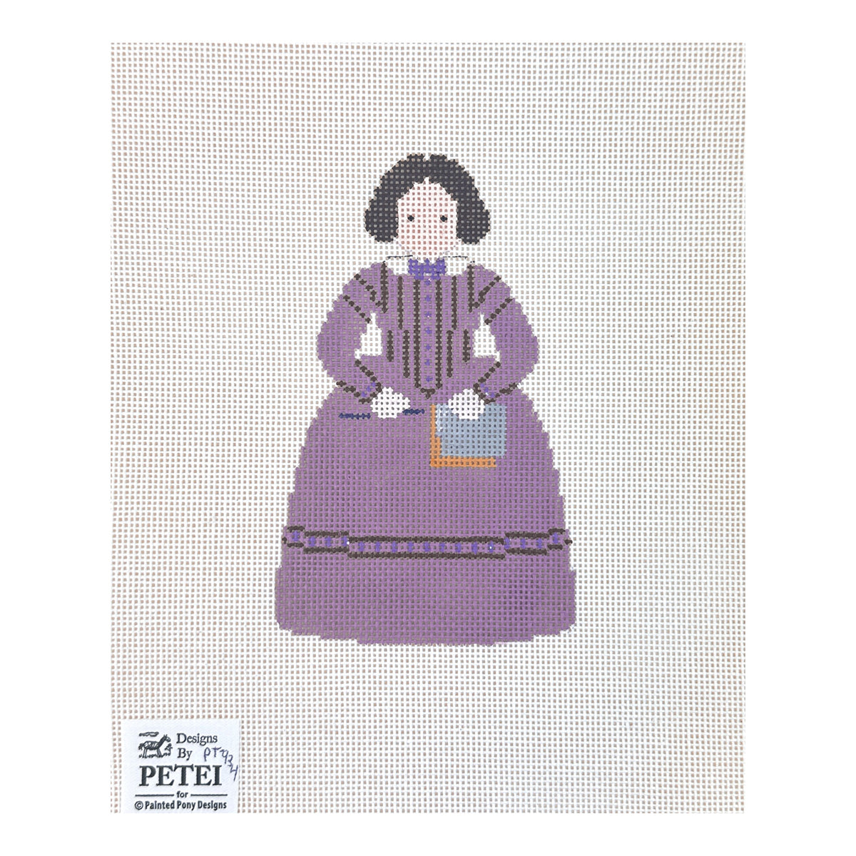 Painted Pony Designs Petei Emily Bronte Needlepoint Canvas
