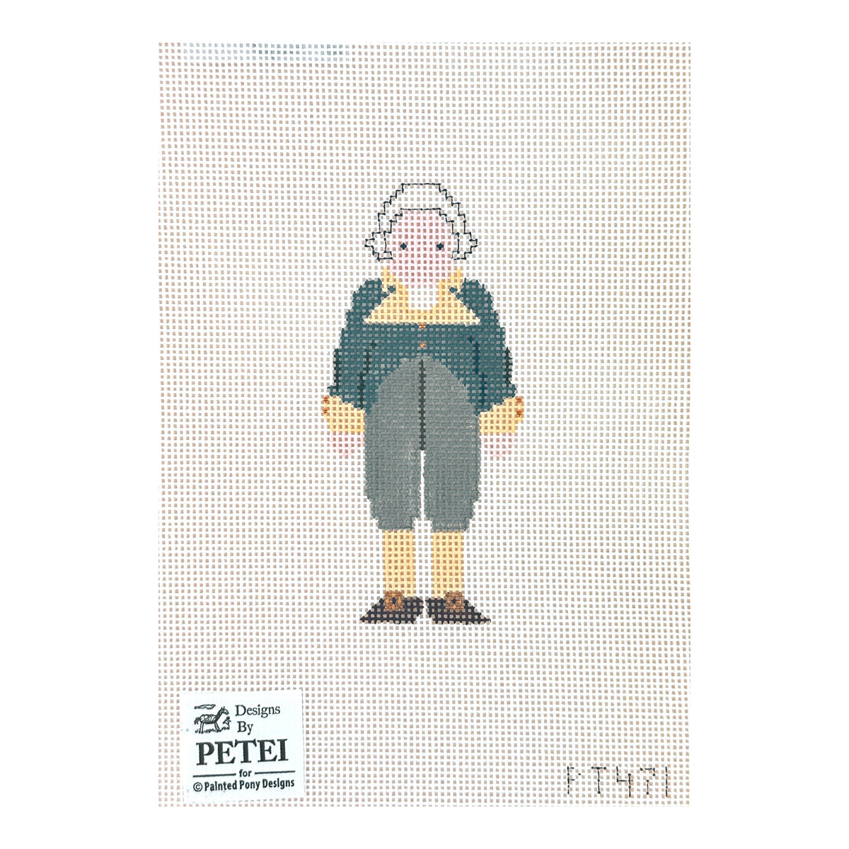 Painted Pony Designs Petei George Washington Needlepoint Canvas