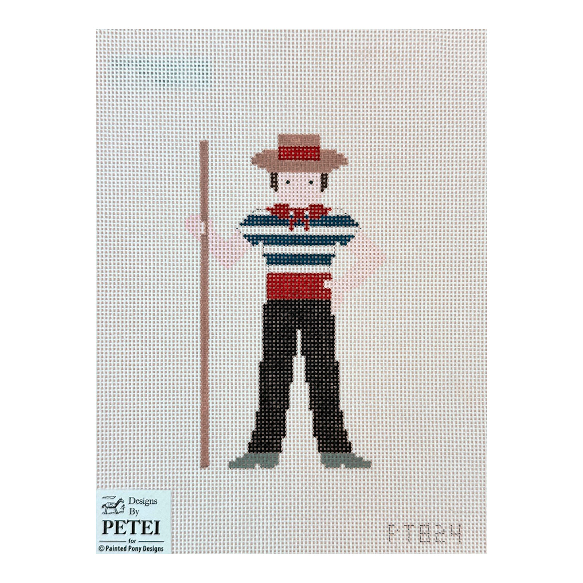 Painted Pony Designs Petei Gondolier Needlepoint Canvas