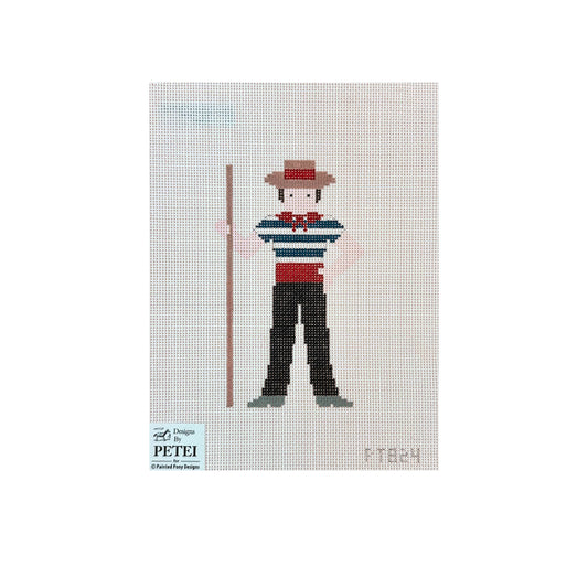Painted Pony Designs Designs by Petei Gondolier Needlepoint Canvas