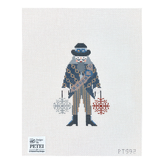 Painted Pony Designs Designs by Petei Jack Frost Needlepoint Canvas
