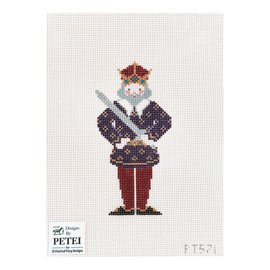 Painted Pony Designs Designs by Petei King Arthur Needlepoint Canvas