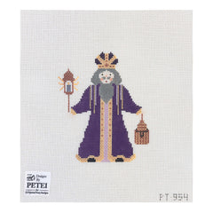 Painted Pony Designs Designs by Petei Magi: Balthazar of Ethiopia Needlepoint Canvas