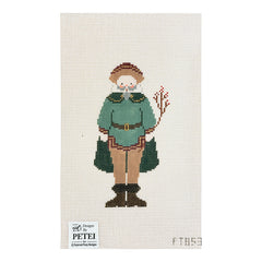 Painted Pony Designs Designs by Petei Medieval Cape Santa Needlepoint Canvas