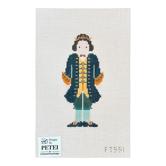 Painted Pony Designs Designs by Petei Cinderella: Prince Needlepoint Canvas