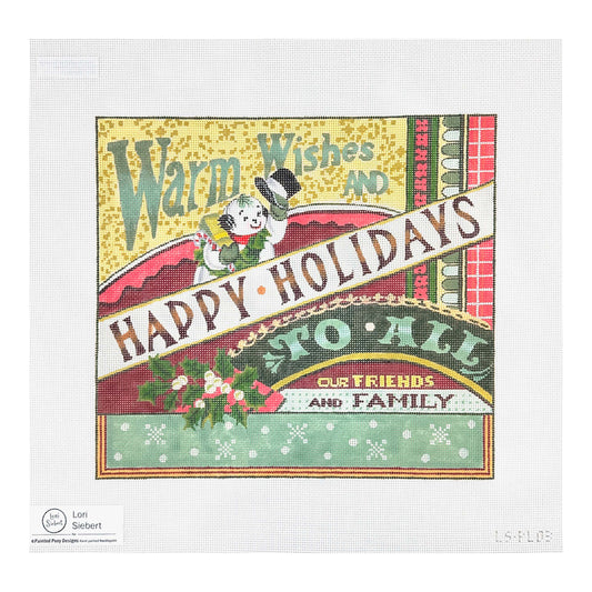 Painted Pony Designs Lori Siebert Nostalgic Holidays Needlepoint Canvas