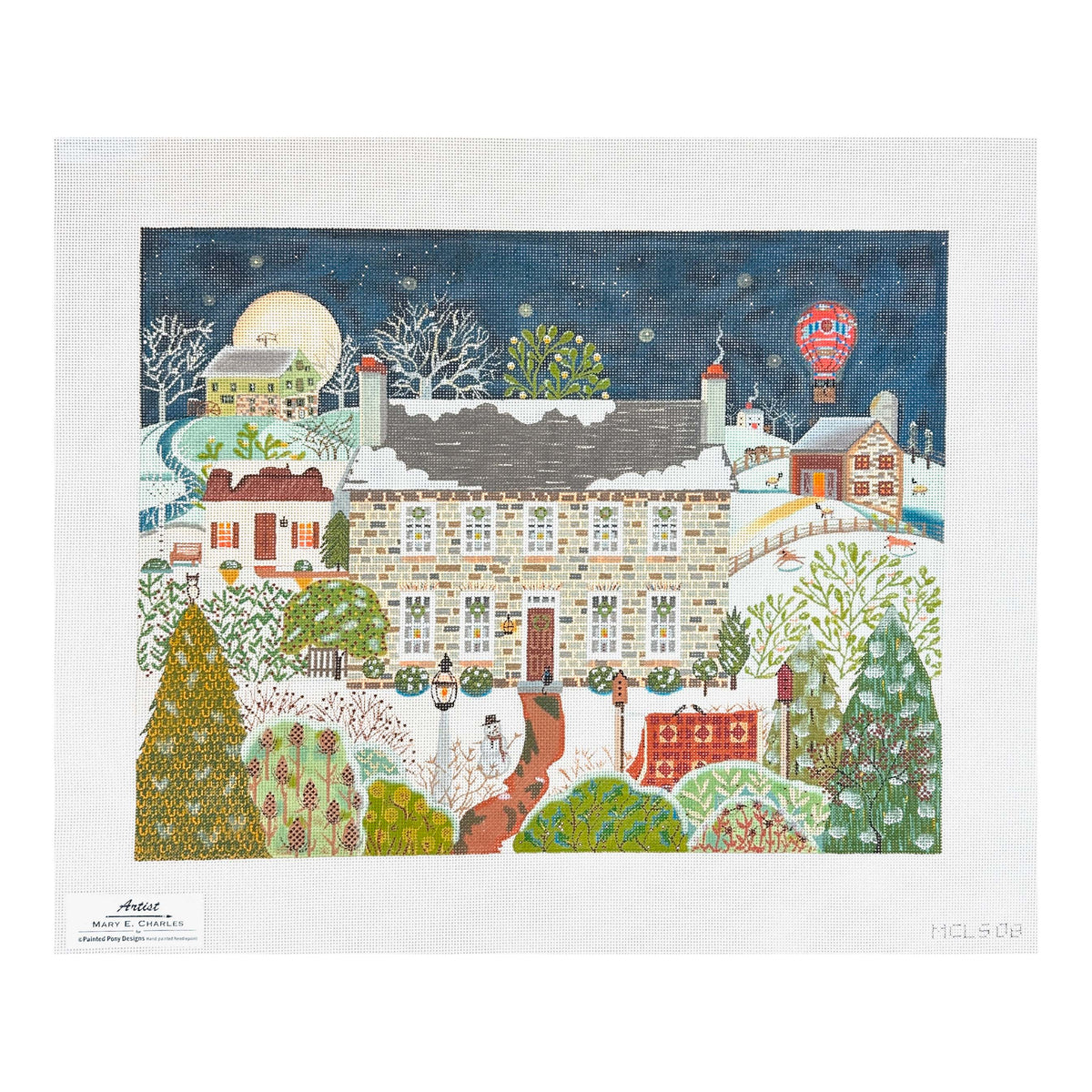 Painted Pony Designs Mary E Charles Country Mill Needlepoint Canvas