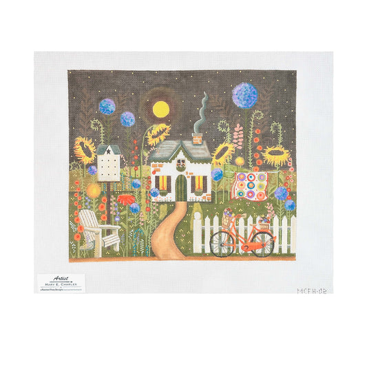 Painted Pony Designs Mary E. Charles Fairy Garden Needlepoint Canvas