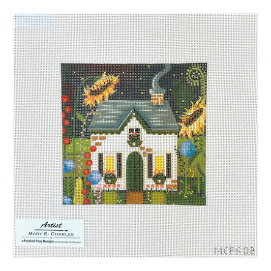 Painted Pony Designs Mary E Charles Fairy House Needlepoint Canvas