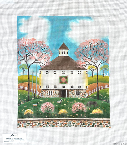 Painted Pony Designs Mary E Charles Peaceful Pasture Needlepoint Canvas