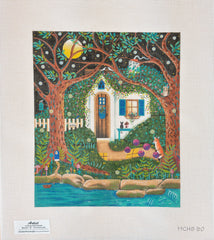 Painted Pony Designs Mary E Charles Secret House Needlepoint Canvas