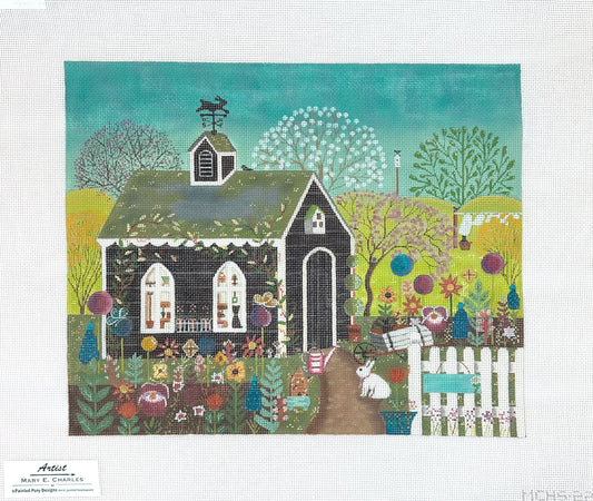 Painted Pony Designs Mary E Charles Spring Garden Needlepoint Canvas