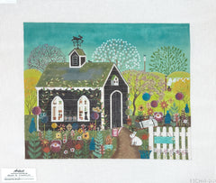 Painted Pony Designs Mary E Charles Spring Garden Needlepoint Canvas