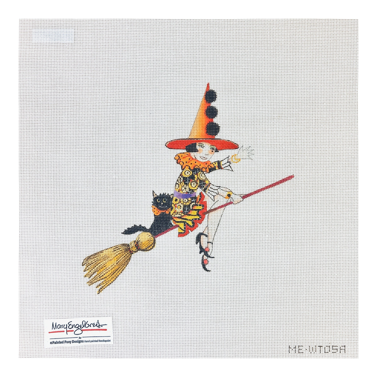 Painted Pony Designs Mary Engelbreit A Good Witch Needlepoint Canvas