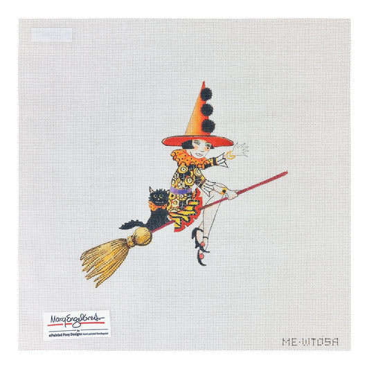 Painted Pony Designs Mary Engelbreit A Good Witch Needlepoint Canvas