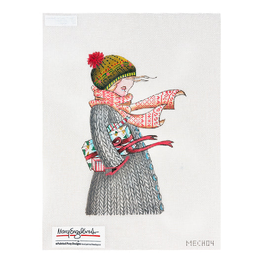 Painted Pony Designs Mary Engelbreit Chilly Christmas Needlepoint Canvas