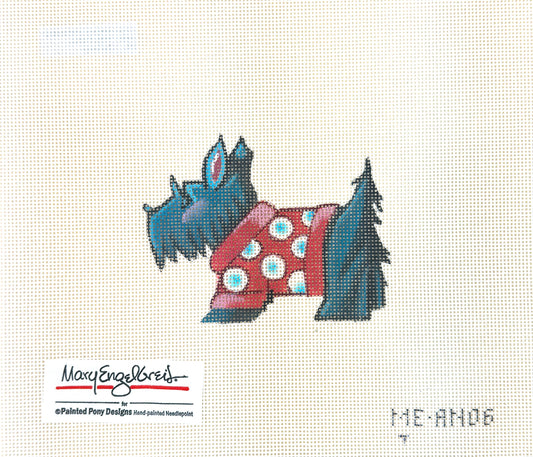 Painted Pony Designs Mary Engelbreit Sweater Dog Needlepoint Canvas