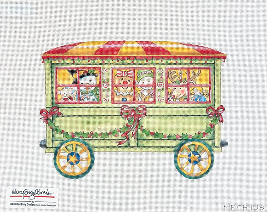 Painted Pony Designs Mary Engelbreit Train Passenger Needlepoint Canvas