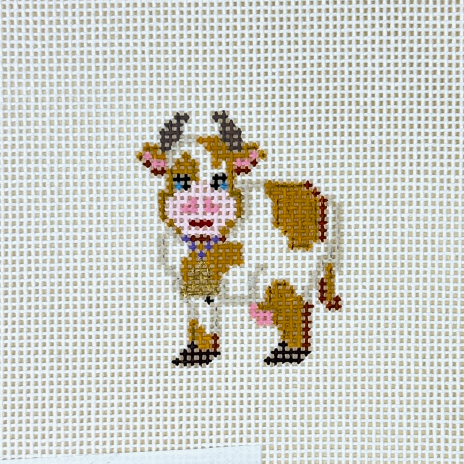 Painted Pony Designs Mini Cow Needlepoint Canvas