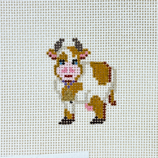 Painted Pony Designs Mini Cow Needlepoint Canvas