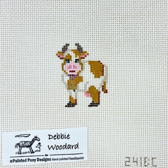 Painted Pony Designs Mini Cow Needlepoint Canvas
