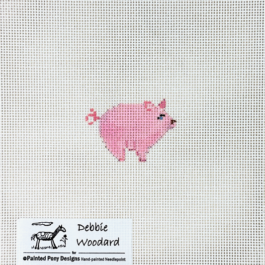 Painted Pony Designs Mini Pig Needlepoint Canvas