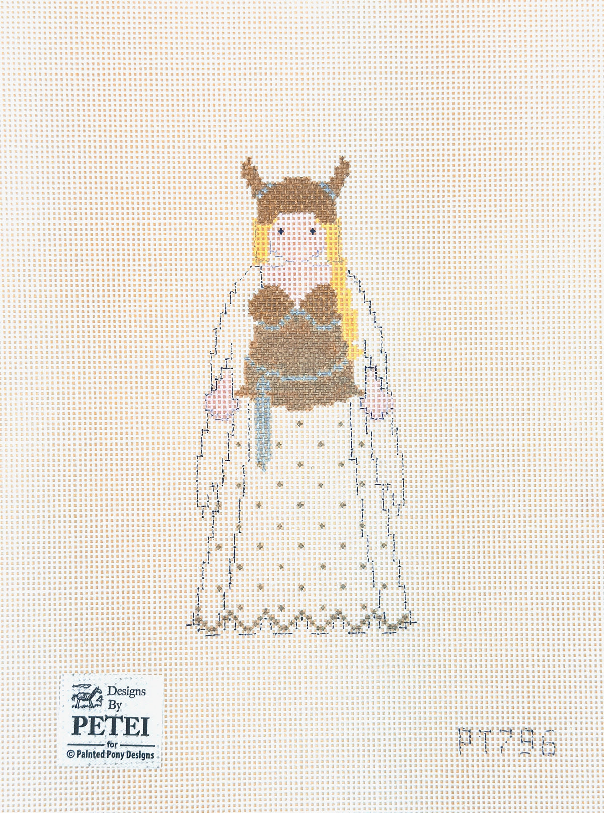 Painted Pony Designs Petei Brunhilda Needlepoint Canvas